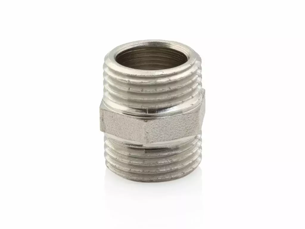 Ниппель стальной, 3/8" (10 мм), приварной, цена за штуку