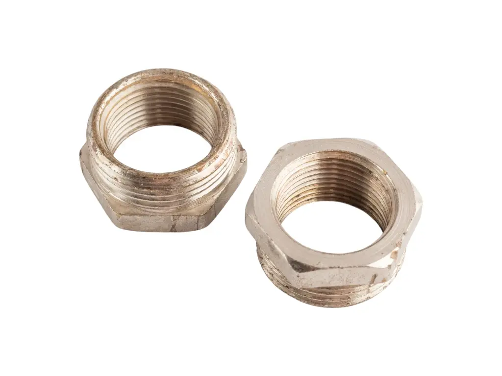 Футорка 3/8х1/2" (10х15 мм), нержавеющая, AISI 316, внутренняя-наружная резьба